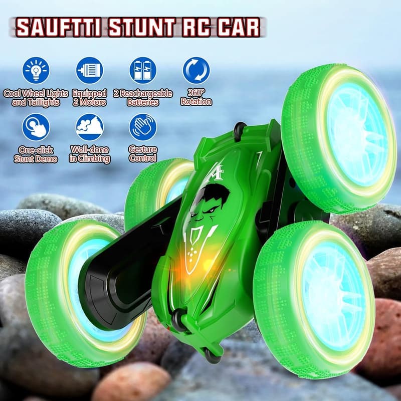 Gesture Sensor Remote Control Stunt Car for Kids 6-12 Years