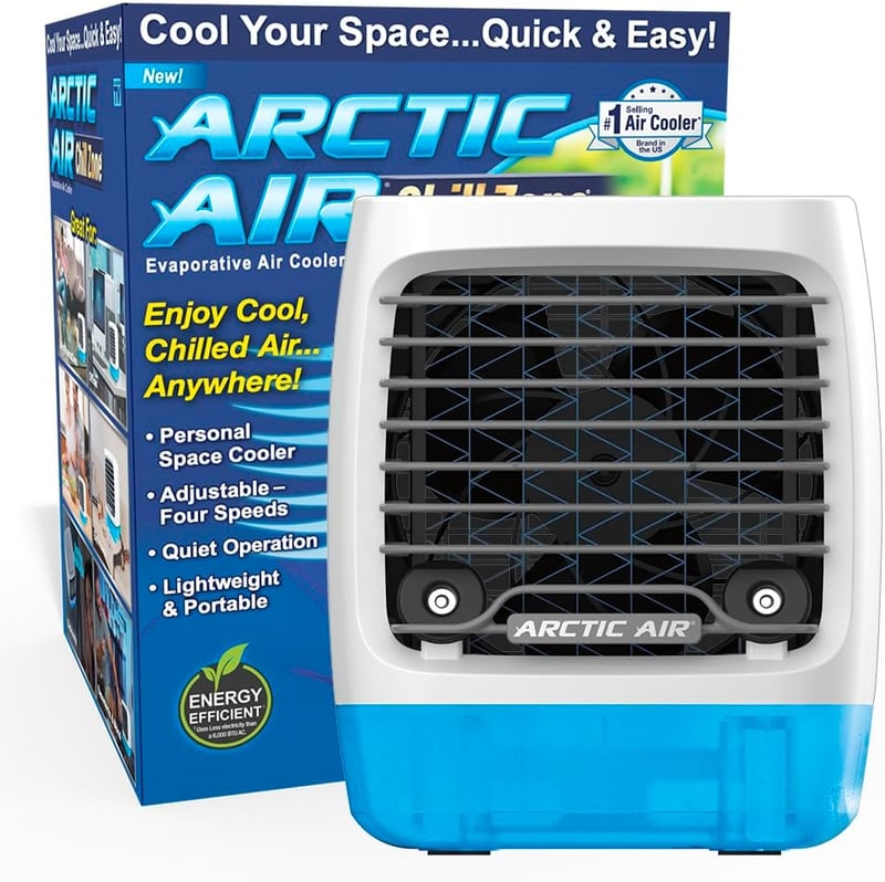 Portable Hydro-Chill Evaporative Cooler with 4 Speeds