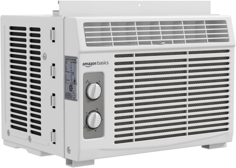 Window Air Conditioner, 5000 BTU, for Bedrooms & Small Rooms