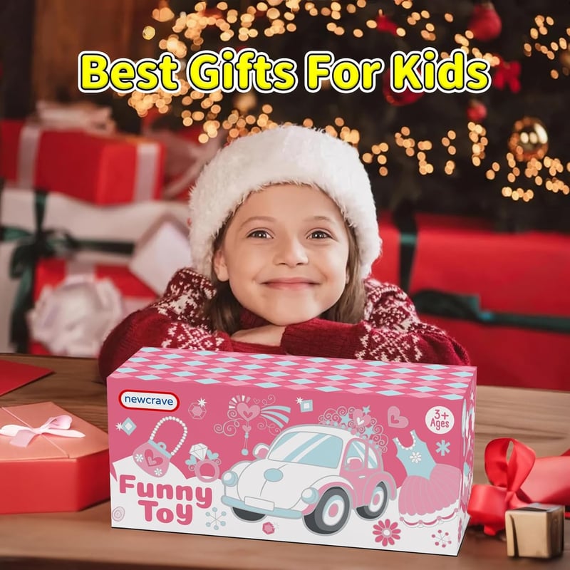 7-in-1 Carrier Truck Toy for 1-3 Year Old Girls