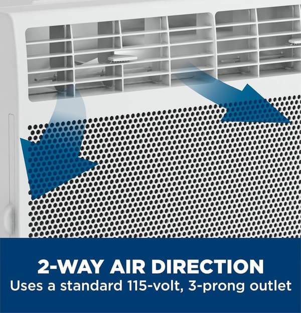 5,000 BTU Window Air Conditioner for Small Rooms, White