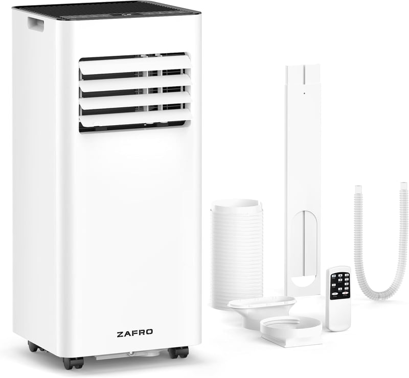 8,000 BTU Portable Air Conditioner with Remote & Timer