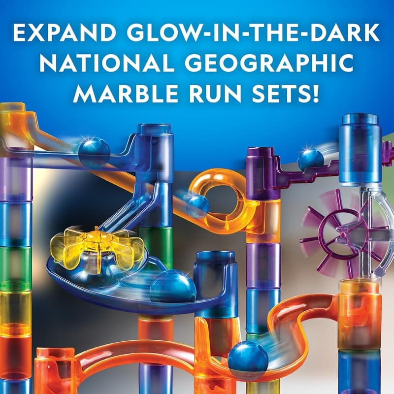 STEM Marble Run Kit with Motorized Elevator - 95 Pieces