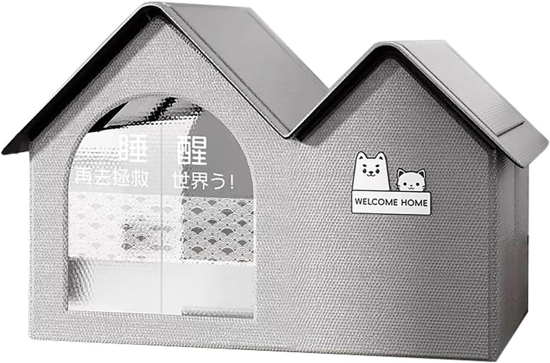 Foldable Pet Cooling House with 10 Ice Packs - Indoor/Outdoor Use