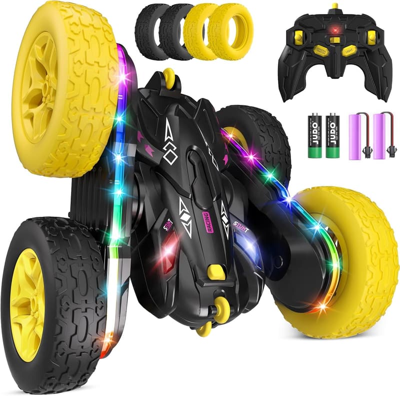 360° Double-Sided Remote Control Stunt Car for Kids