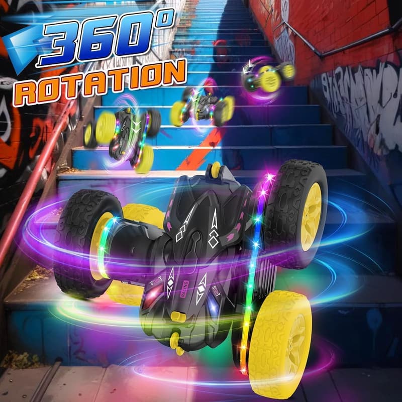 360° Double-Sided Remote Control Stunt Car for Kids