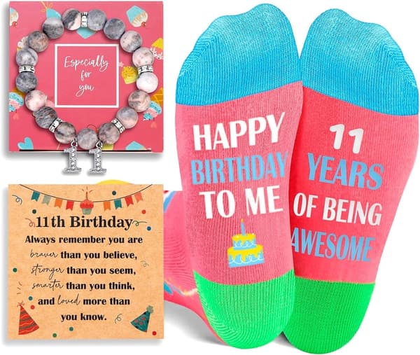 11th Birthday Gifts: Fun Toys & Socks for Tween Kids