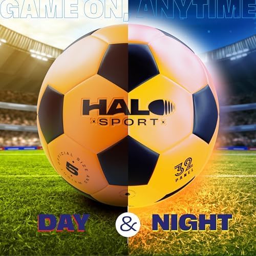 Glow-in-the-Dark Soccer Ball - Rechargeable Outdoor Toy for Kids