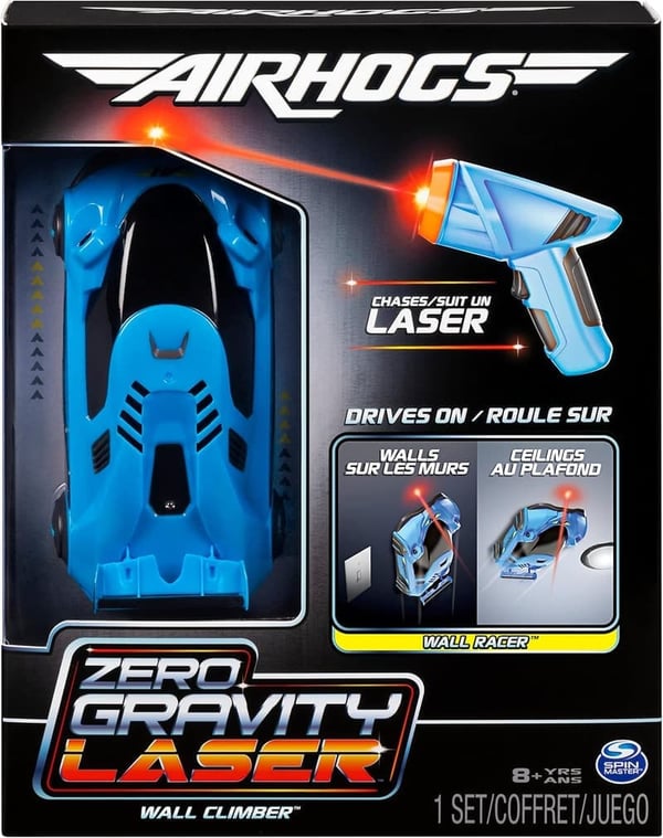 Zero Gravity Light Wall Racer - Blue Climbing Race Car