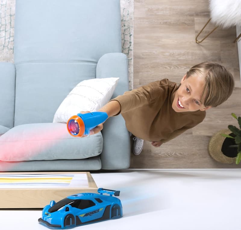 Zero Gravity Light Wall Racer - Blue Climbing Race Car