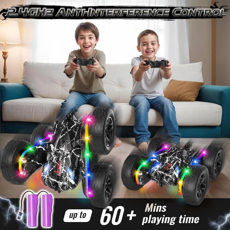 Remote Control RC Truck with 360° Rotation - Birthday Gift for Kids