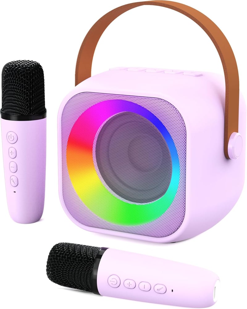 Kids' Karaoke Machine - Fun Gift for Ages 3-12, Purple