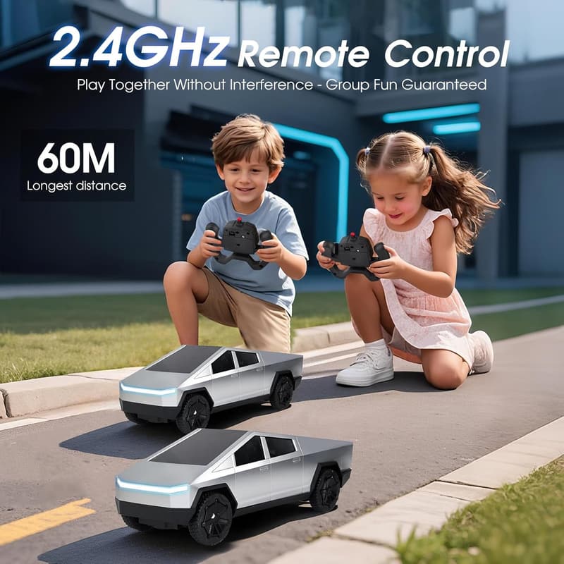 Remote Control Truck - 2.4GHz, Rechargeable, Kid's Birthday Gift