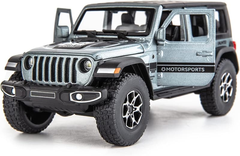 Die-Cast 1/32 Wrangler Toy Car with Sound and Light – Kids 4-8