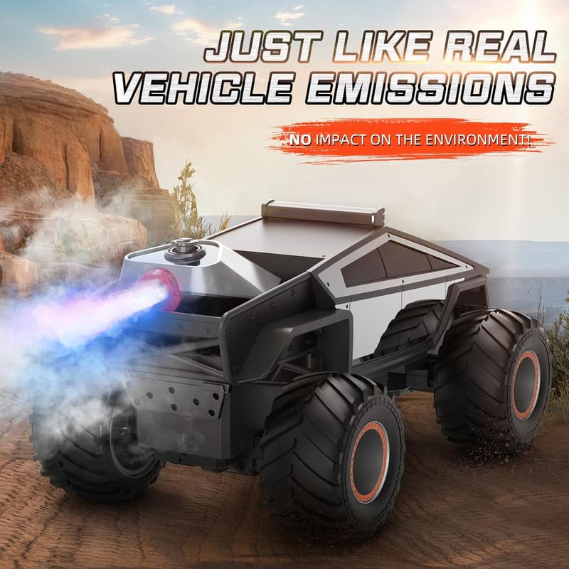 Remote Control Cybertruck Toy with Lights for Kids 6+