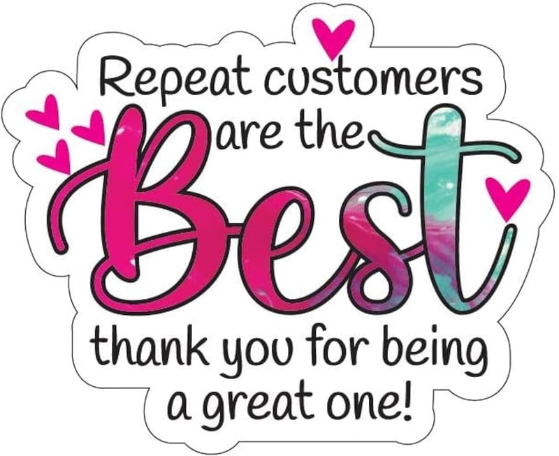 500pcs Customer Appreciation Thank You Stickers Roll