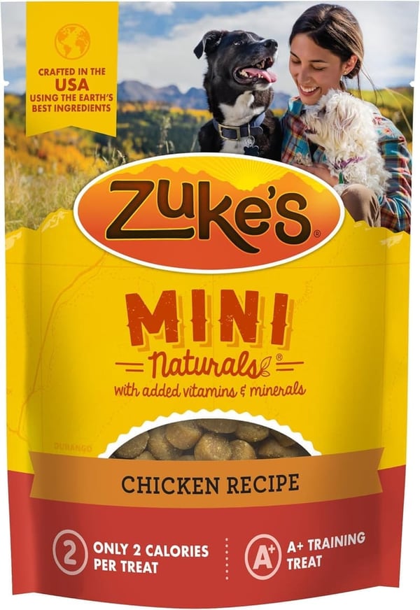 Zuke’s Mini Naturals Dog Training Treats - Real Chicken, 16 oz