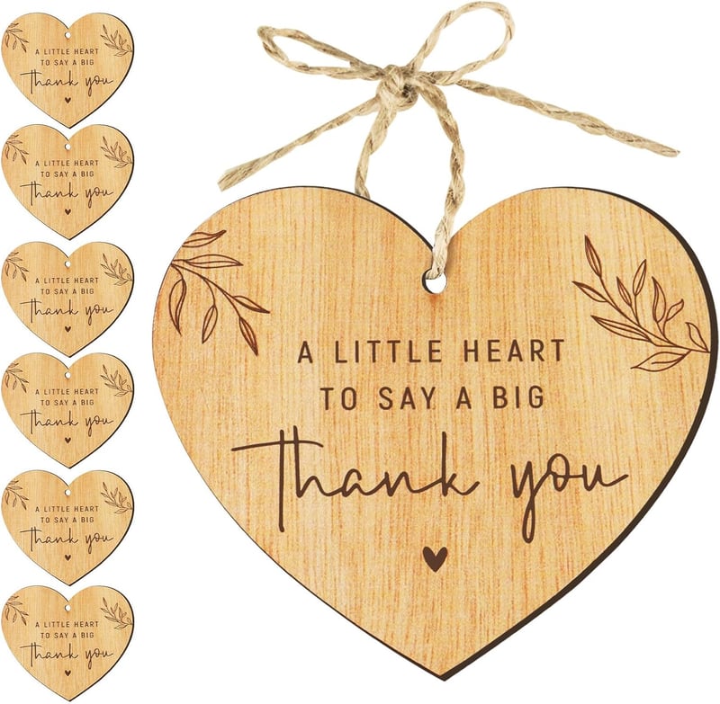 Thank You Ornaments Set for Women - 6pcs Appreciation Gifts