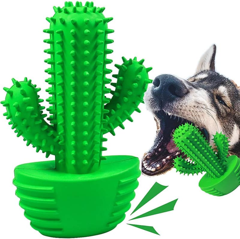 Dog Toothbrush Chew Toy - Dental Stick for Medium to Large Dogs