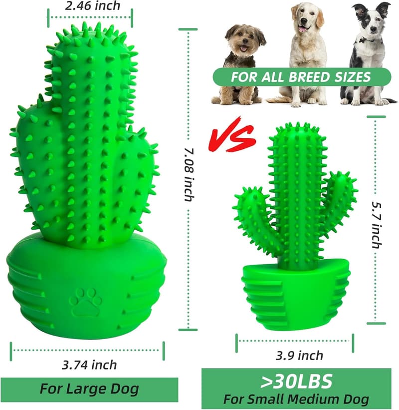 Dog Toothbrush Chew Toy - Dental Stick for Medium to Large Dogs