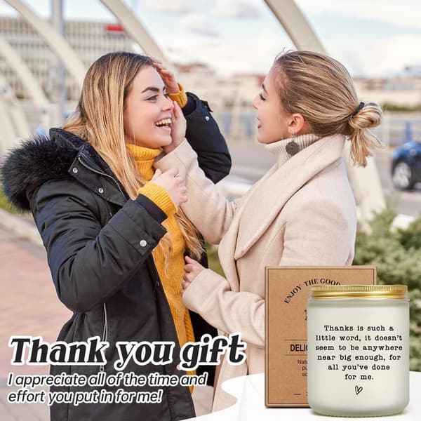 Appreciation Funny Gratitude Candle for Men and Women