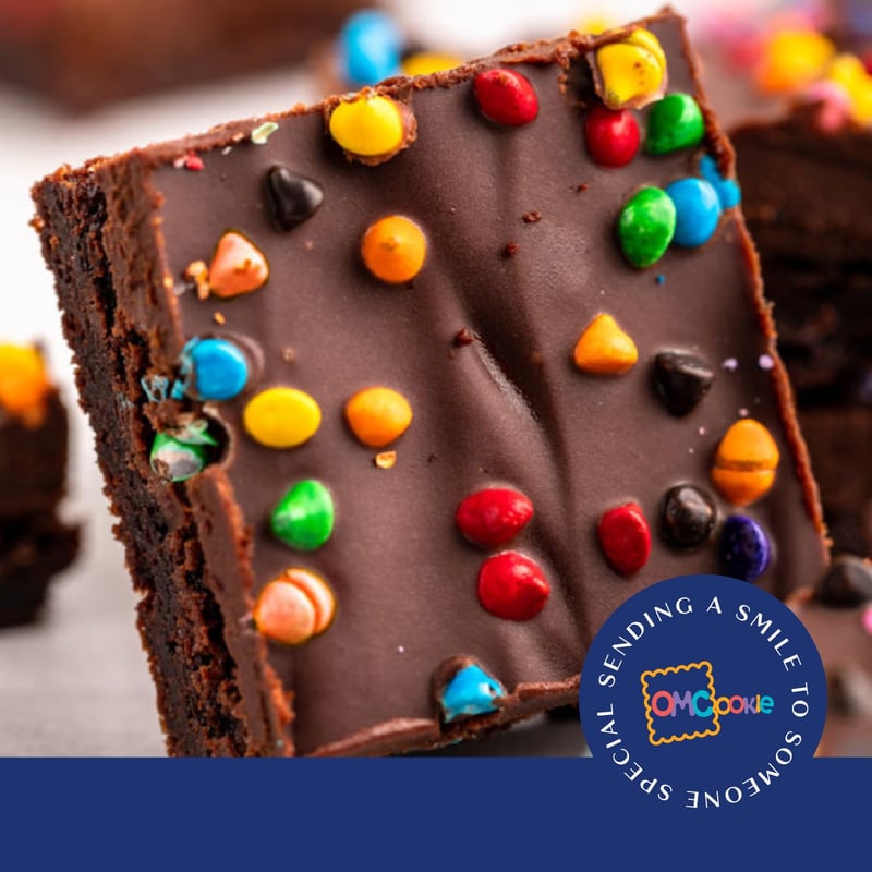 Appreciation Gift Basket with Nut-Free Chocolate Brownies