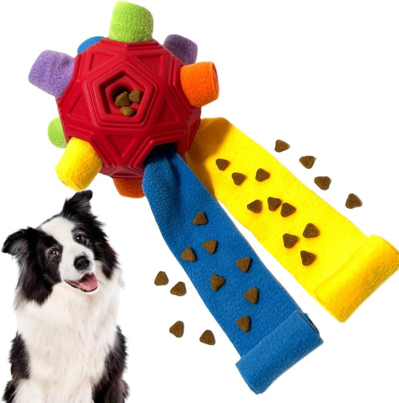 Interactive Snuffle Ball Toy for Dogs - Treat Dispenser Puzzle