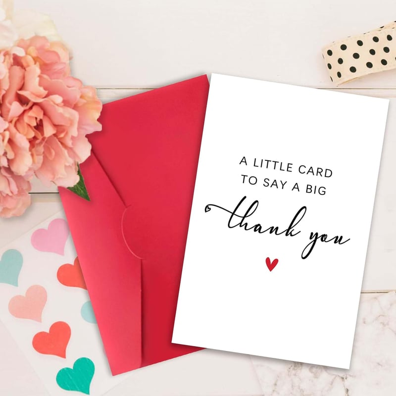 Thank You Card - Funny Appreciation Gift for Men and Women