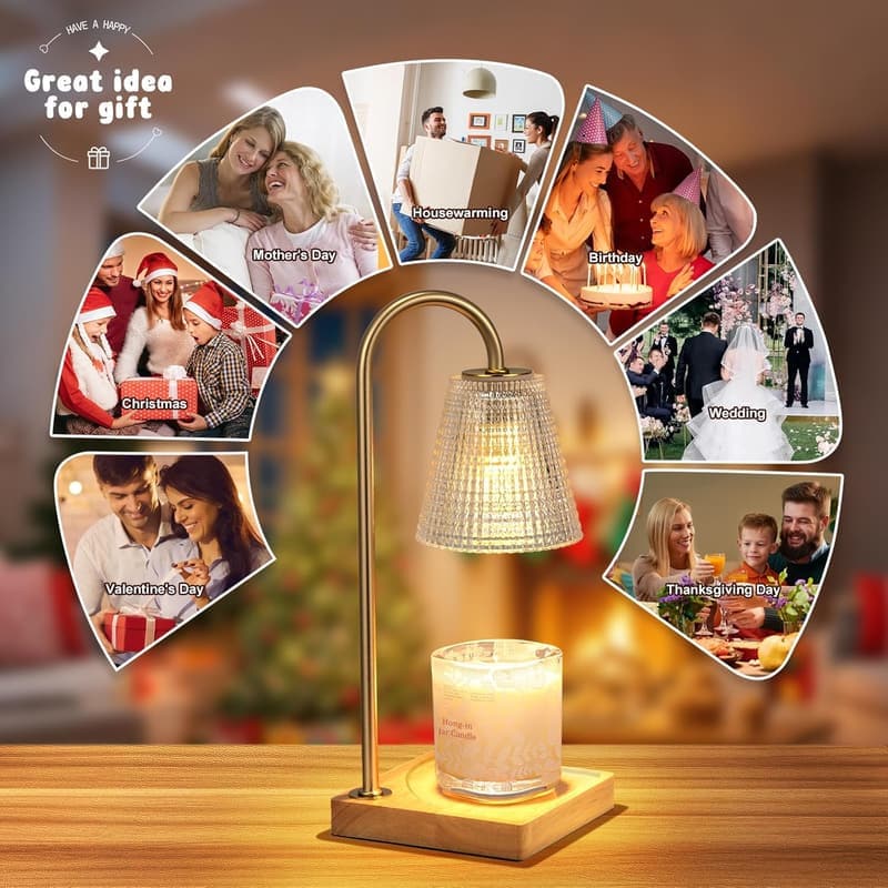 Birthday Gift Candle Warmer Lamp with Timer for Women