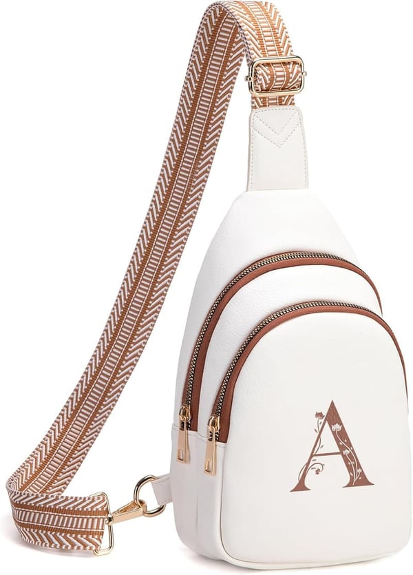 Personalized Mother's Day Initial Sling Bag for Women