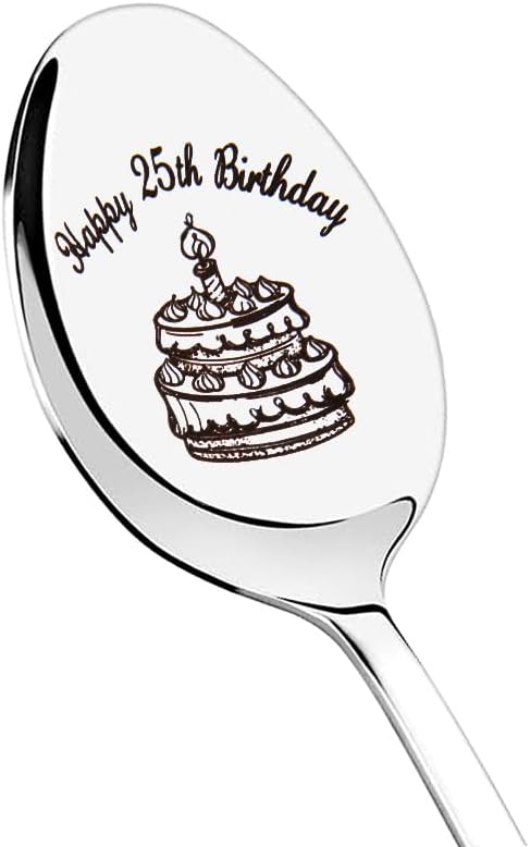 25th Birthday Gifts: Unique Spoon for Men & Women