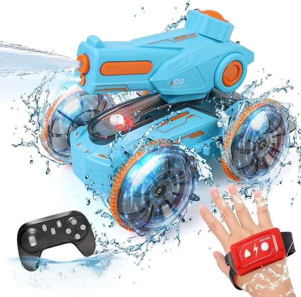 Waterproof 4WD Remote Control Car for Kids - Birthday Gift