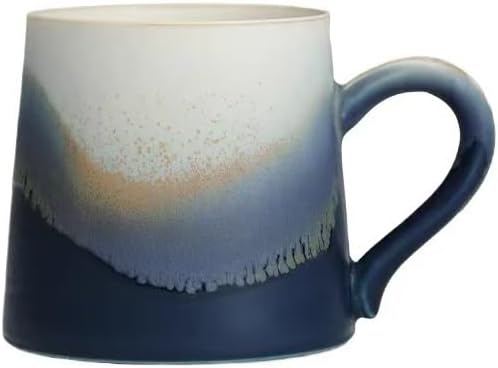 Ocean Blue 11oz Handmade Ceramic Coffee Mug - Birthday Gift for All