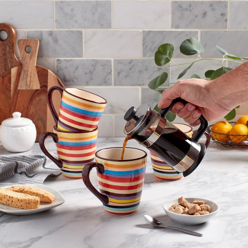 Sedona Mugs Set of 4 - 16 oz Ceramic Drinkware