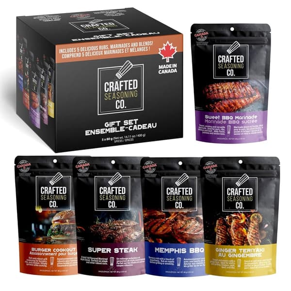 Gourmet Spice Blend Gift Set | 5 All-Natural Handcrafted Seasonings