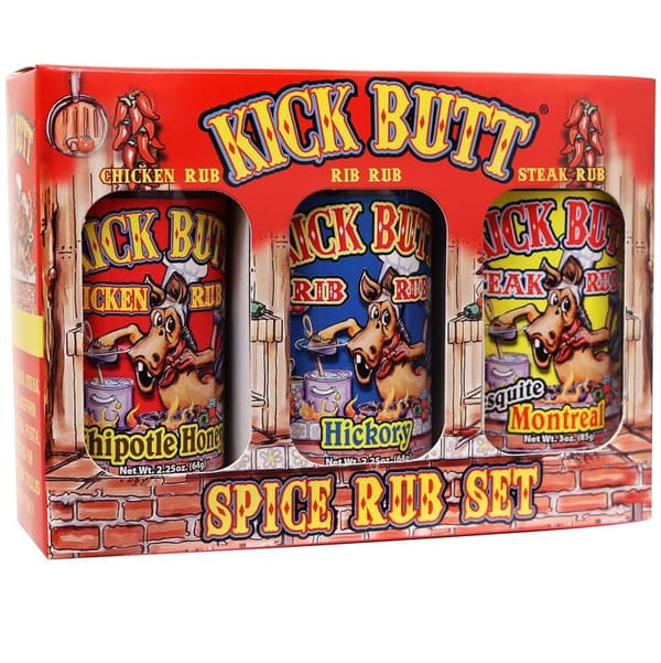 Gourmet Spice Rub Gift Set for Grilling (7 oz)