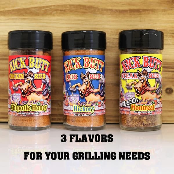 Gourmet Spice Rub Gift Set for Grilling (7 oz)