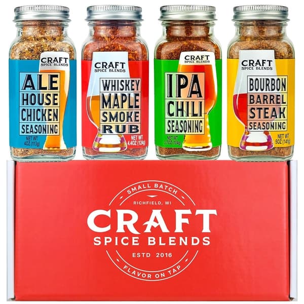 Father's Day Spice Blends Grilling Rubs 4-Pack Gift Set