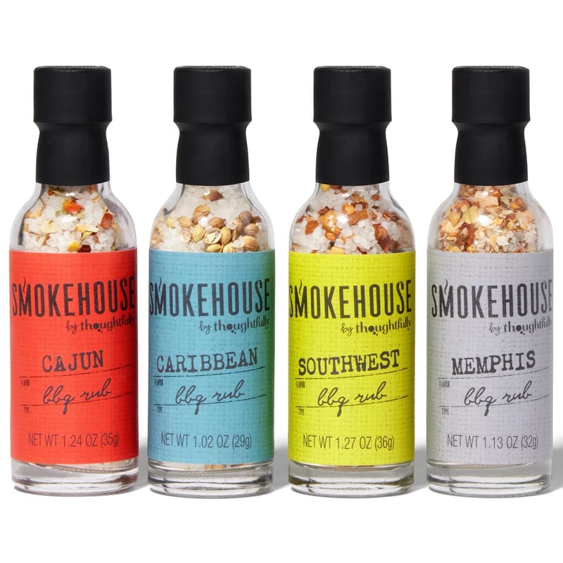 Father's Day Smokehouse Barbecue Rub Gift Set, 4 Flavors