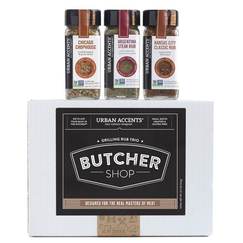 Gourmet Grilling Spices Rub Gift Basket for Grill Masters