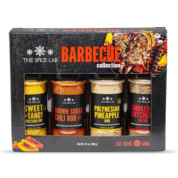 Gourmet Barbecue Gift Set with Unique Seasonings