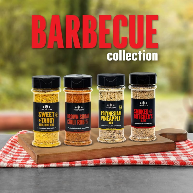 Gourmet Barbecue Gift Set with Unique Seasonings