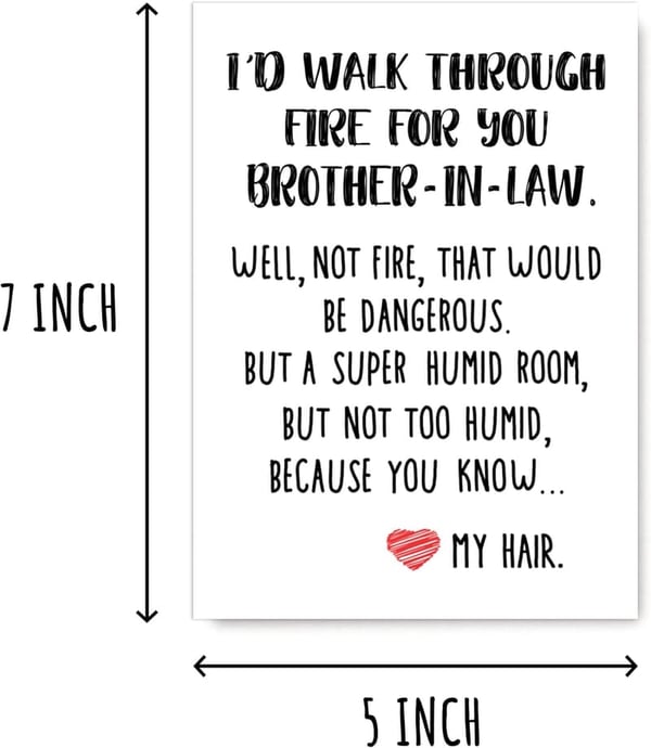 Brother-In-Law Card - Funny 