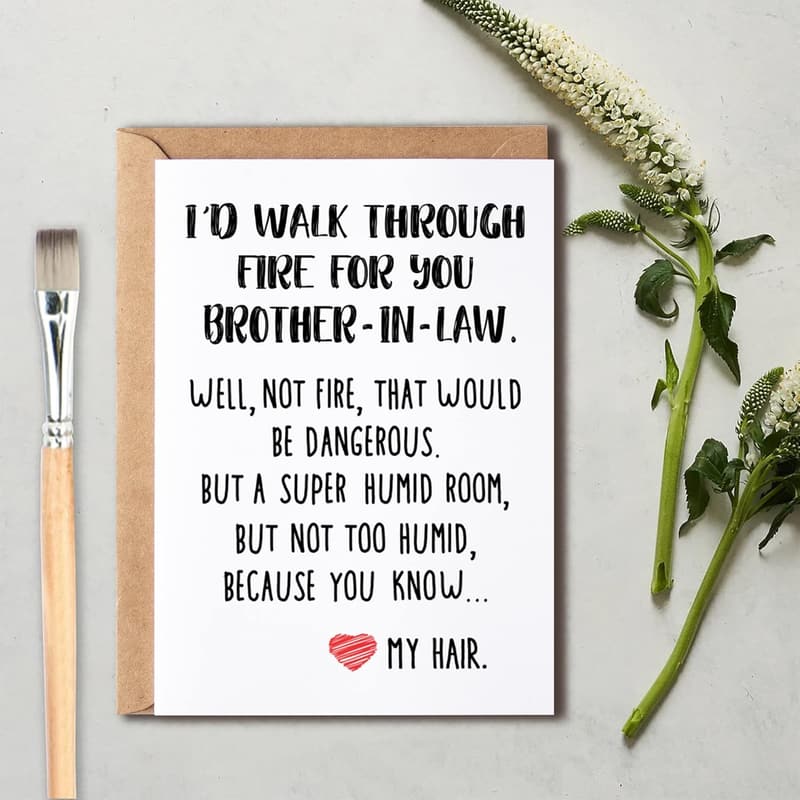 Brother-In-Law Card - Funny 