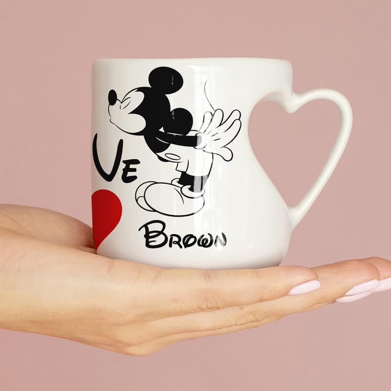 Personalized Porcelain Mug Set for Couples’ Engagement/Wedding