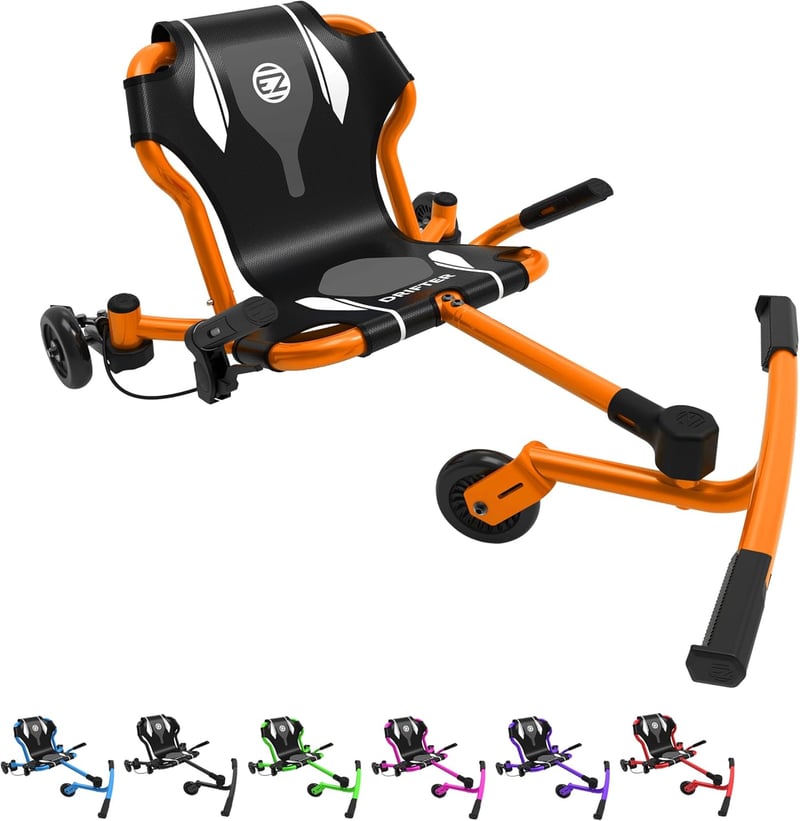 EzyRoller Drifter-X Ride-On Toy for Ages 6+, Orange