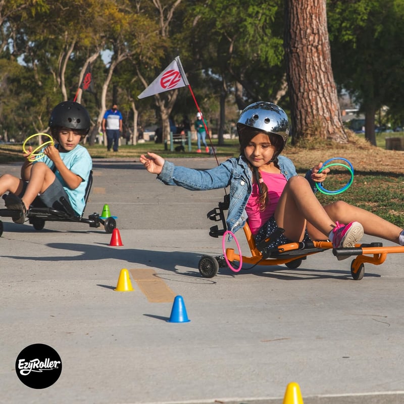 EzyRoller Drifter-X Ride-On Toy for Ages 6+, Orange