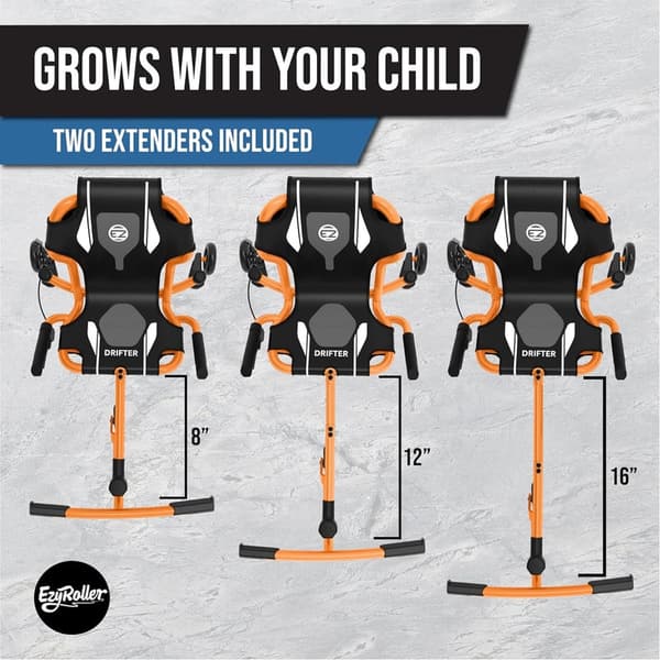 EzyRoller Drifter-X Ride-On Toy for Ages 6+, Orange