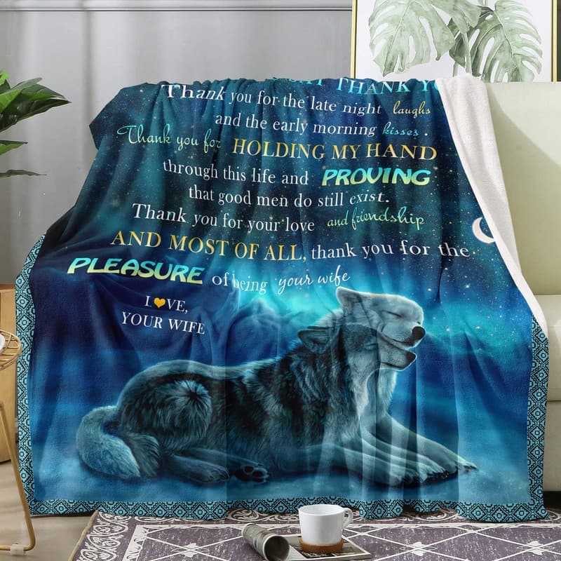 Ultra-Soft Micro Fleece Blanket for Husband's Birthday