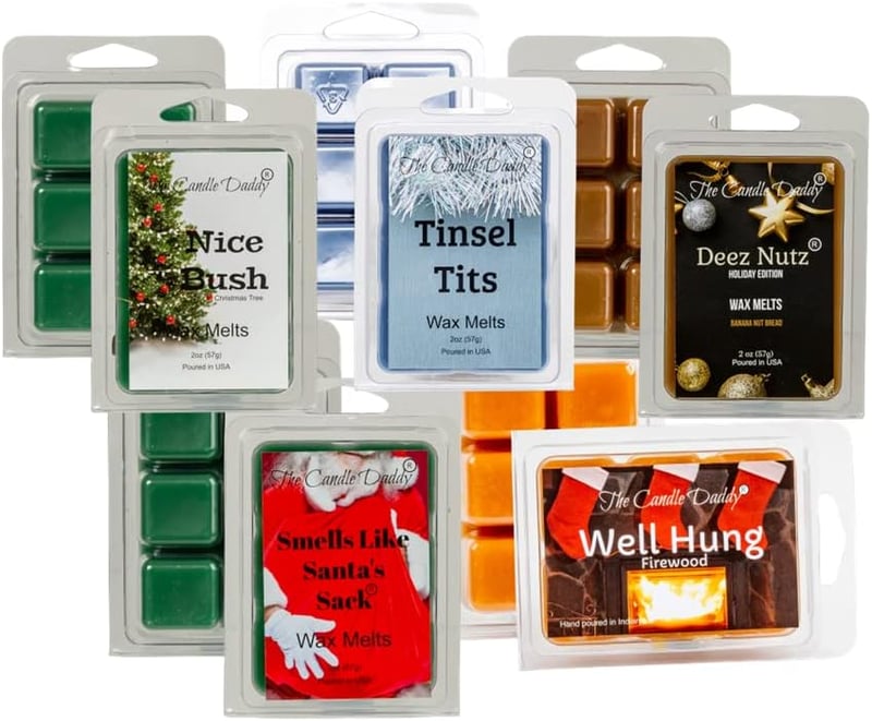 Christmas Wax Melt Gift Set - 5 Pack of 30 Cubes